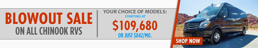 Chinook Blowout Sale Banner